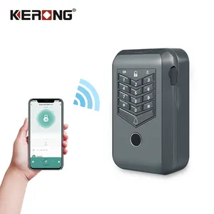 Smart Small Digital Outdoor Fingerprint Key Locks Box Wall Mounted Storage Keybox