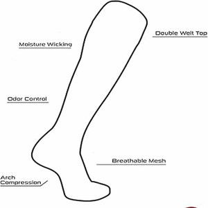 Venta al por mayor de calcetines de fútbol para los hombres logotipo personalizado antideslizante al aire libre adultos deporte calcetín grueso agarre calcetines hechos por Dress Sports - Product Image 6