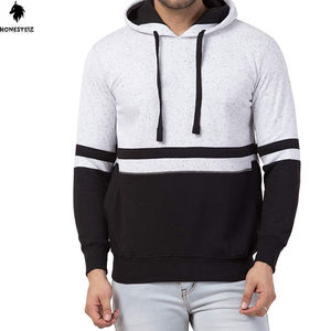 Pull à capuche personnalisé pour hommes, poids léger 100% coton, tissu éponge en polyester de haute qualité, décontracté, motif uni, hiver - Product Image 1