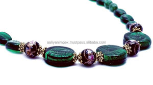 Magnifique collier en résine de perles marron de 12 pouces ensemble de bijoux faits à la main pour femmes et filles pour les occasions de mariage AALIYAN IMPEX Style Love - Product Image 6