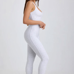 ชุดจั๊มสูทสำหรับผู้หญิงชุดเล่นฟิตเนสเล่นฟิตเนสโยคะชิ้นเดียวแบบนิ่มขนาดใหญ่พิเศษ - Product Image 3