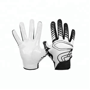 Nouveauté tendance Gants de football américain en polyester antidérapants Service personnalisé OEM Haute qualité Durable Vente en gros - Product Image 1