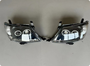 Faro Delantero con Proyector LED y DRL para Camioneta Auto para Hilux <span class=keywords><strong>Vigo</strong></span> 2005-2011 2005 2006 2007 2008 2009 2010 2011 - Product Image 3