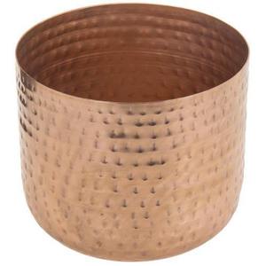 Maceta de cobre y Metal grande de estilo martillado moderno, versátil, para interiores y exteriores, a prueba de fugas, maceta de hierro, diseño de jardín para guardería - Product Image 1