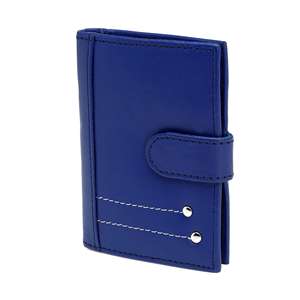 Porte-cartes en cuir PU de luxe Porte-cartes RFID Porte-cartes d'identité bloquant le vol pour homme et femme pour un usage quotidien - Product Image 3