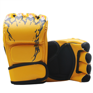 Guantes MMA para adultos personalizados 8oz 12oz Guantes de boxeo Grappling Muay Thai Entrenamiento Características de seguridad para deportes Todos los tamaños - Product Image 5