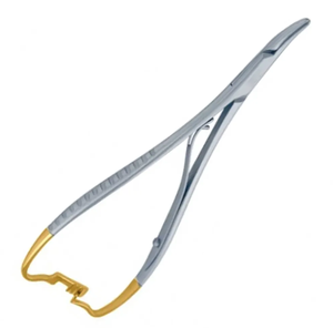 TC ที่ใส่เข็มโลหะแบบโค้ง140มม. ที่ใส่เข็มคุณภาพสูงเครื่องมือเกี่ยวกับศัลยกรรมกระดูก - Product Image 4