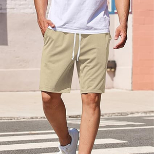 Venta al por mayor OEM logotipo personalizable sublimado 100% poliéster transpirable secado rápido hombre deportes shortsDDP envío - Product Image 4