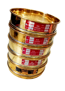 ชุดตะแกรงทองเหลืองเกจขนาดใหญ่5ชิ้นอุปกรณ์สำหรับการทดสอบมาตรฐาน OEM แบบกำหนดเอง - Product Image 2