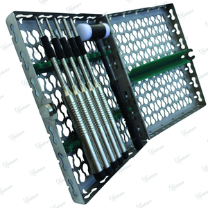 Juego de Osteótomos Cóncavos de Grado Premium Negros con Martillo, Instrumento Reutilizable - Product Image 4