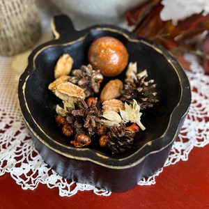 Mini cuenco de masa de calabaza blanco, cuencos de masa de vela para decoración, cuenco decorativo de Material Natural, decoración del hogar de 10 pulgadas - Product Image 6