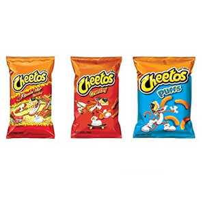 ของแปลกใหม่ Cheeto-S เฟรนช์ฟรายส์อาหารจานด่วนข้าวโพดขนมเพื่อสุขภาพ90กรัม