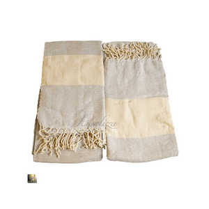 Serviettes de plage turques douces et élégantes Peshtemal légères résistant au sable et à séchage rapide Pastel Fade Hammam Layer Beachwear Wellness - Product Image 2