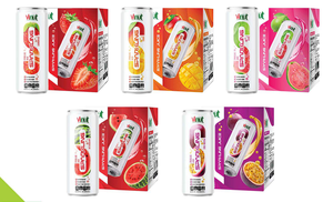 เครื่องดื่มมะพร้าวประกาย330มล. และน้ำผลไม้ Yuyu ตัวอย่างคุณภาพระดับพรีเมียมฉลากส่วนตัวซัพพลายเออร์ขายส่ง (OEM ODM) - Product Image 3