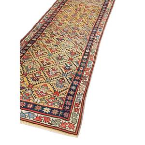Aalam Gold Jaipur <b>Rugs</b> US Paem-217 Hand Knotted Wool <b>Rugs</b> with Geometric Pattern for Home Use - Product Image 2