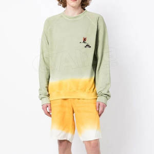 เสื้อมีฮู้ดปักลายไหล่มีซิปประดับพลอยเทียมมีฮู้ดไซส์ใหญ่พิเศษล้างกรด - Product Image 2