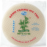 Emballages de rouleaux de printemps en papier de riz du fabricant vietnamien Surface en PVC UV à faible teneur en glucides de différentes tailles (500 g/sac)-Collations à grains directs