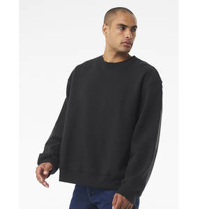 Venta caliente 440 GSM peso pesado francés Terry suéter al por mayor logotipo personalizado Sudadera de cuello redondo - Product Image 4