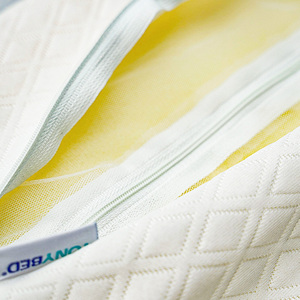 Suministro de fábrica, almohada de látex ecológico con aceite de palma, comodidad ergonómica ortopédica, colchón transpirable respetuoso con la piel, producto al por mayor - Product Image 6