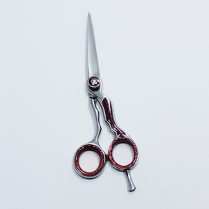 กรรไกรตัดผมคาร์บอนสูงขัดเงาพร้อมสีที่ปรับแต่งได้และการออกแบบสไตล์ที่เป็นเอกลักษณ์เพื่อความงามและการดูแลส่วนบุคคล - Product Image 1