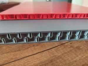 UP <b>Display</b> <b>Racks</b> Made From Recylcable pp Honeycomb Panel Washable Iso 9001:2015 Certified Food Grade Materials - Product Image 4