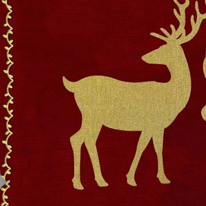 Funda de cojín de tela de lona de algodón compra funda de cojín de trabajo de parche bordado de diseñador en línea en India en precio de bestia - Product Image 2