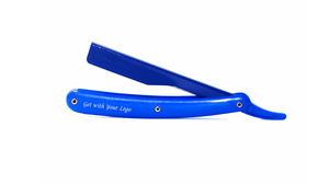 Navajas de Afeitar Rectas Manuales Desechables Profesionales con Hojas ROJAS para Uso en Salones de Barbería, Venta al por Mayor - Product Image 3