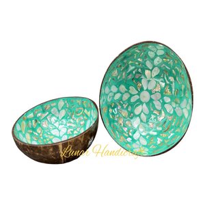 ชุดชามกะลามะพร้าวเป็นมิตรต่อสิ่งแวดล้อมแบบคลาสสิกชุดชามกะลามะพร้าวออกแบบโลโก้ได้ตามต้องการ - Product Image 5