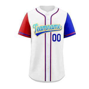Camiseta sublimada transpirable de diseño personalizado de alta calidad, servicio OEM, ropa deportiva para todos los equipos para jugadores de béisbol y softbol - Product Image 3