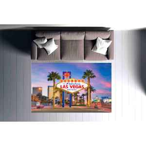 Tapis Las Vegas Sign : Décoration d'intérieur classique antidérapante, tapis fin non tissé - Product Image 3