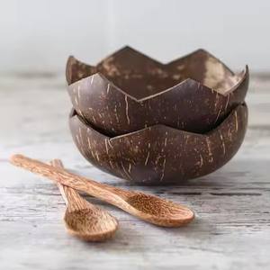 La mejor elección Combo de Coco para dos cuencos de coco grabados a mano Regalo personalizado Cuenco sostenible de Vietnam - Product Image 2