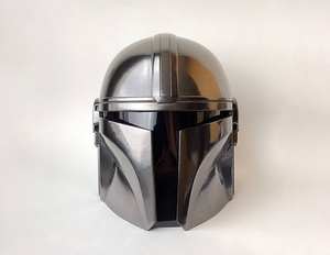 The Mandalorian Beskar <b>Cosplay</b> Helmet 3D Printed Helmet With Liner and Chin Strap For Home Decor <b>Costumes</b> Helmet - Product Image 2