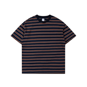 Personalizado 100% algodón Puff Impresión logotipo Color a juego tejido de lujo Mock Neck en blanco Casual Heavyweight Hip Hop hombres camiseta para hombres - Product Image 3