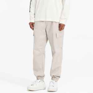 กางเกงจ็อกเกอร์ผ้าฝ้ายของผู้ชายที่มีสไตล์การออกแบบที่ทนทานขนาดกลางแบบสบายๆสวมใส่สบายๆกันน้ำมีบริการ OEM - Product Image 6