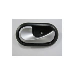 Manija Interior Trasera Izquierda Negra para Renault Megane, Color Gris Plateado, Garantía de 6 Años - Product Image 1
