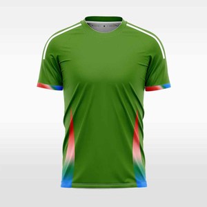 เสื้อฟุตบอล ชื่อทีม หมายเลข โลโก้ กางเกงขาสั้น แขนสั้น คอกลม เสื้อยืด - Product Image 1