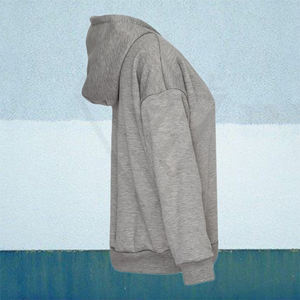 Akewal ชุดเสื้อฮู้ดสำหรับผู้ชายชุดเสื้อมีฮู้ดสีทึบผ้าฝ้าย100% ทนทานและระบายอากาศได้ตามต้องการ - Product Image 4