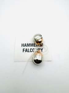 Campanas Metálicas de Calidad, Doble Tono, Forma de Bellota para Cetrería, Número 2, Productos de Caza, Herramientas - Product Image 3