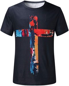 Personalizable de los hombres de moda 3D Impreso de manga corta Camisetas Cuello Sublimación Espacios 2XS-6XL Soporta Air Sea Shipping - Product Image 2