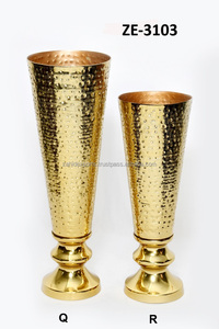 Servilleteros de Metal grabados de estilo antiguo para Bodas de lujo y decoración de comedor Vintage gran mayorista florero Zahid Exports - Product Image 4