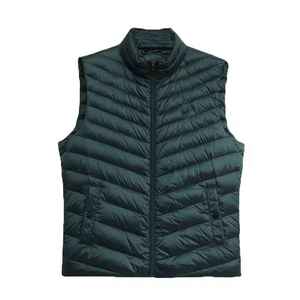 Precio al por mayor Chaquetas de los hombres última llegada superventas Chaquetas de hombre antiarrugas Chaqueta de moda sin mangas Puffer para hombre - Product Image 6