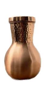 Offre Spéciale artisanales de fabricants indiens Bouteilles d'eau en cuivre isolées sous vide personnalisées Gobelets Tasse Flacon 1000ml - Product Image 5