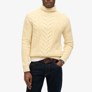 Suéteres nuevos Suéter informal transpirable Suéter de estilo informal de cuello redondo para hombres Suéter para hombres - Product Image 1