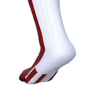 Chaussettes de cyclisme à compression professionnelle Chaussettes de sport légères rouges et blanches respirantes pour hommes et femmes - Product Image 5