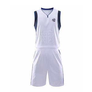 Ensembles d'uniformes de basket-ball respirants sans manches, grande taille - Design et logo personnalisables, 100% polyester - Product Image 1