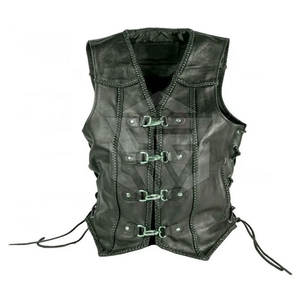 Best Selling <b>Men's</b> Genuine Leather <b>Vest</b> Breathable Winter Casual Outer Wear High Quality Fashion in New Style - Product Image 1