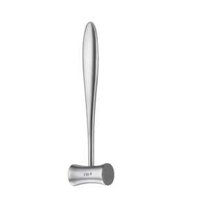 Maillet de marteau à tête dentaire 185 mm 7.14 "Diam 25 mm en acier inoxydable 234 g 130 g marteaux à os orthopédiques maillets - Product Image 3
