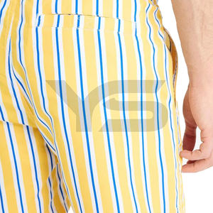 กางเกงขาสั้นชายหาดของผู้ชายกางเกงขาสั้นว่ายน้ำเอวสูงพิมพ์ซับลิเมอร์สไตล์ลำลองทำจากโพลีเอสเตอร์มีเชือกผูกสำหรับ100% - Product Image 6