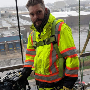 Chaqueta de trabajo de construcción de carcasa blanda de alta visibilidad Equipo DE SEGURIDAD transpirable - Product Image 3