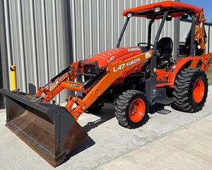 2022 Kubota L47 50hp 4x4 motor diésel caminar Tractor cargador retroexcavadora hidrostática caja de cambios Motor cojinete bomba núcleo venta - Product Image 6